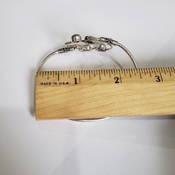 Owyhee Pearl, topaz gemstone, 925 silver bracelet - Picture 5 of 9